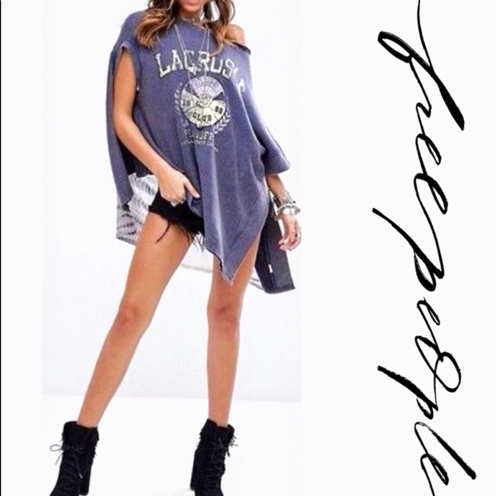 Free People Oversized Off Shoulder Top